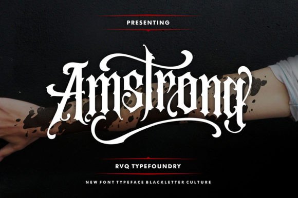 Amstrong: A Vintage Typeface for Modern Design