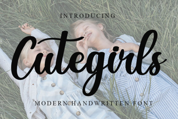 Cute Girls Font: A Sweet Handwritten Typeface for Creative Projects