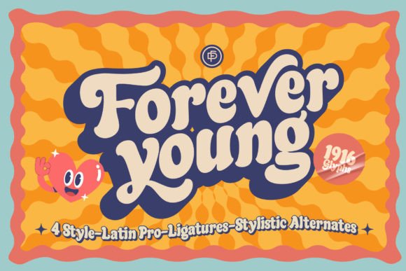 Forever Young: The 70s Disco Font That Brings Retro Flair to Modern Design