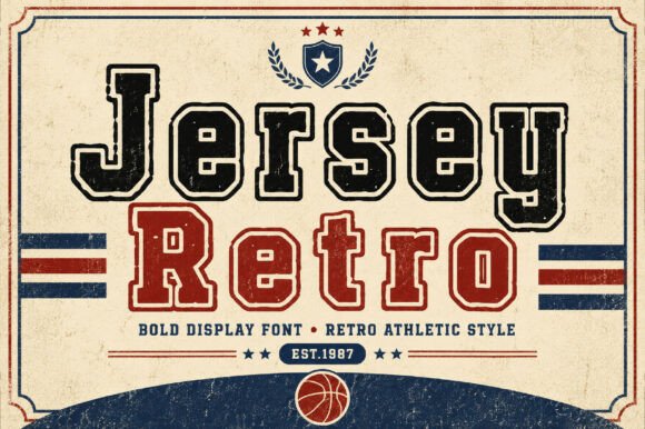 Jersey Retro: A Typeface That Brings Athletic Legacy to Your Designs
