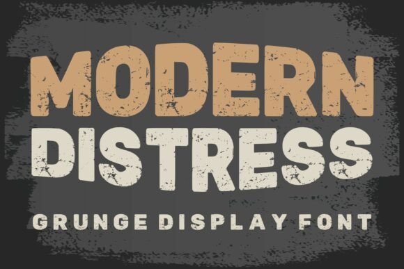 Modern Distress: The Bold Grunge Font for Authentic Projects