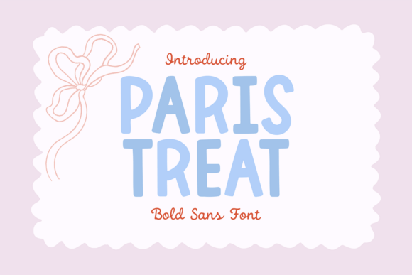 Paris Treat: The Bold Display Font for Impactful Design