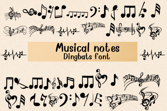 Playful Musical Notes Font: Add Rhythm to Your Brand
