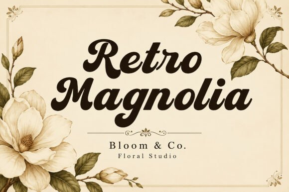 Retro Magnolia: The Classic Script Font with Modern Soul