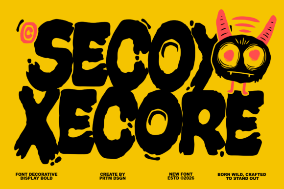 Secoy Xecore: The Typeface That Dares to Be Different