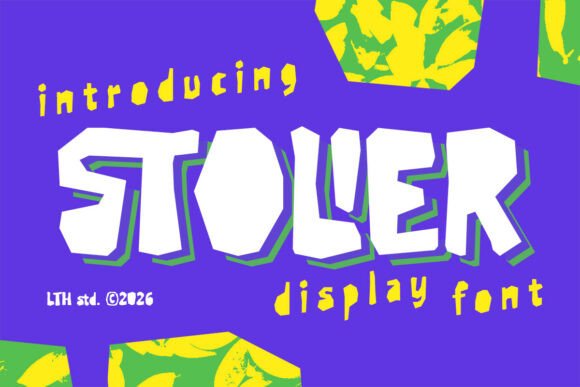 Stolier: The Raw, Funky Display Font for Bold Branding